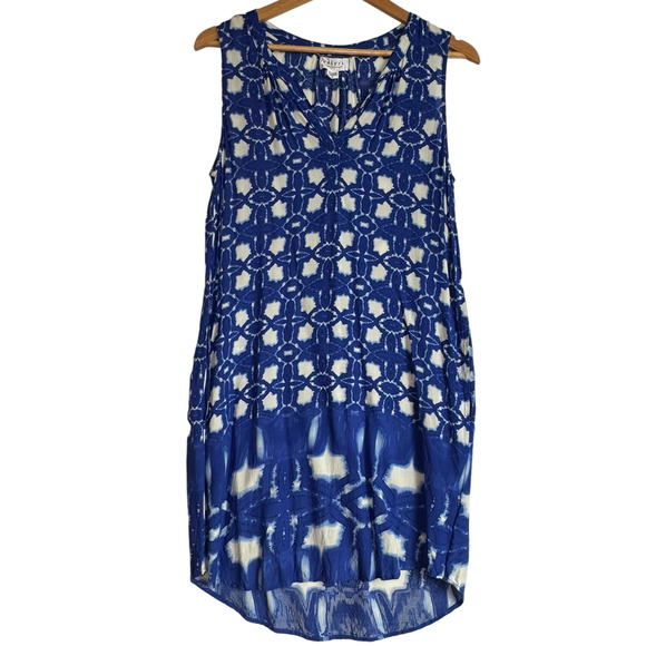 Velvet by Graham and Spencer Shift Dress Resortwear Lightweight Small Blue - Picture 1 of 14